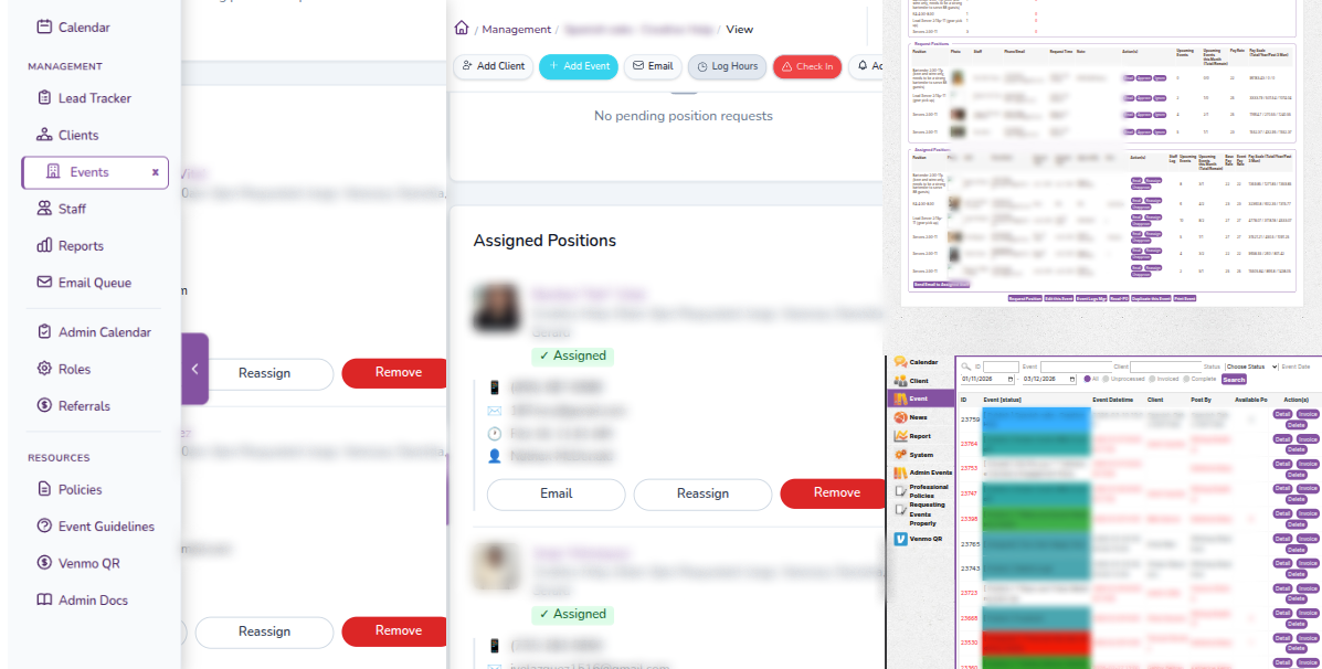 Mobile comparison showing improved navigation after modernization.